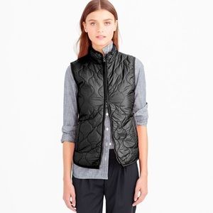 J.Crew Primaloft Vest Black NWOT
